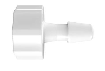 Large Bore Male Luer 3/16 ID in CrystalVu - Cleanroom Manufactured