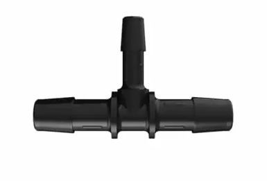 Black Nylon Reduction T fitting 3/8 x 1/4