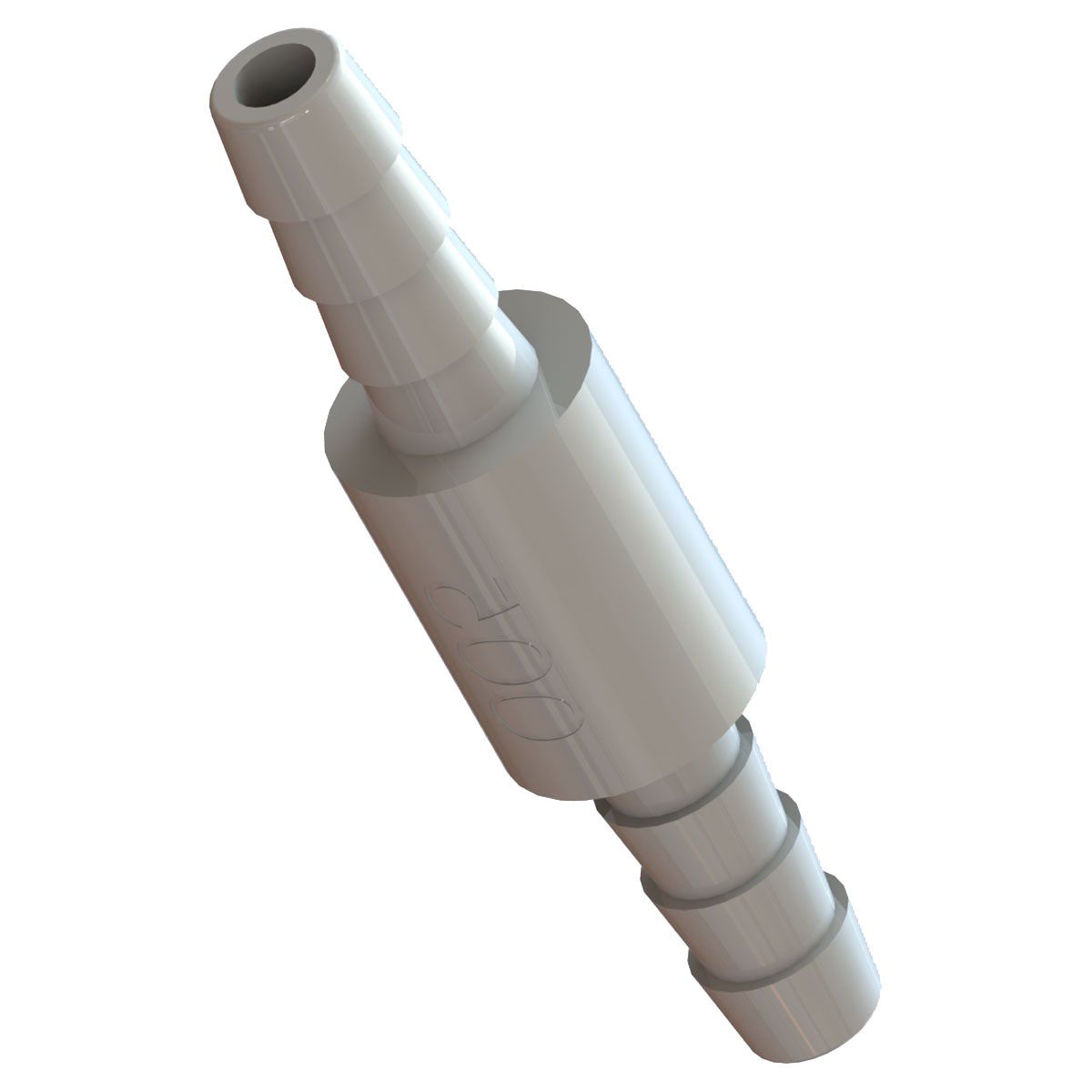 Inline-Miniatur-Einwegfilter, 5-Mikron-Edelstahlsieb (Dutch Weave Gewebe), 1/8 (3,2 mm) Schlauchanschluss, Polycarbonat