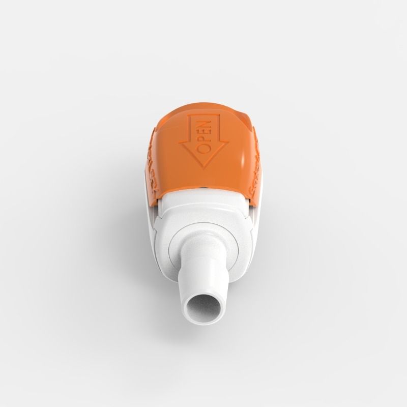 Schlauchtüllen-Schnellkupplung Medium (3), weiblich, offener Durchgang, 3/8, Acetal (AC) - Buna-N, Feder: Nicht-Metallisch