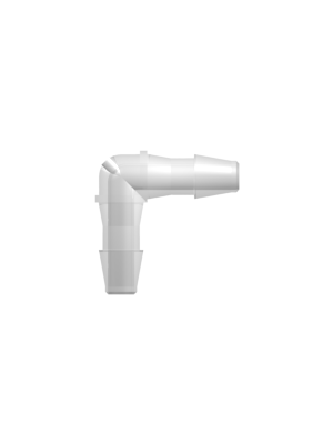 Tube to Tube Fitting Elbow Tube Fitting with Barbs, 3/32