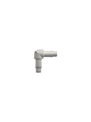 Tube to Tube Fitting Elbow Tube Fitting with Barbs, 1/16