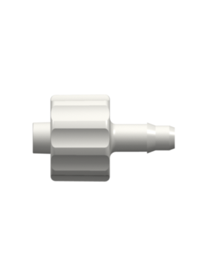 Male Luer Fitting Male Luer Integral Lock Ring to Barb, 1/8