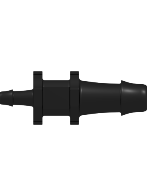 Tube to Tube Fitting Straight Through Reduction Tube Fitting with 500 Series Barbs, 1/4