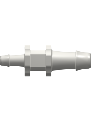 Tube to Tube Fitting Straight Through Reduction Tube Fitting with 500 Series Barbs, 1/4