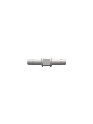 Tube to Tube Fitting Straight Through Tube Fitting with Barbs, 1/16