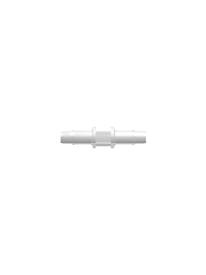 Tube to Tube Fitting Straight Through Tube Fitting with Barbs, 1/16