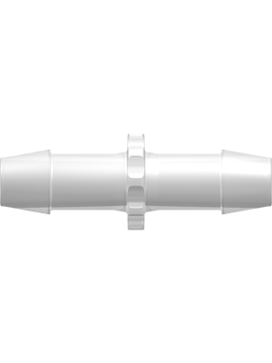 Tube to Tube Fitting Straight Through Tube Fitting with Barbs, 3/8