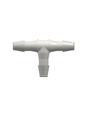 Tube to Tube Fitting Tee Tube Fitting with Barbs, 3/32