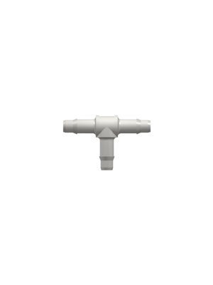 Tube to Tube Fitting Tee Tube Fitting with Barbs, 1/16