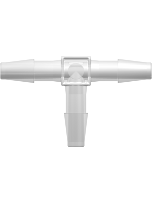 Tube to Tube Fitting Tee Tube Fitting with Classic Series Barbs, 1/4