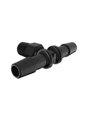 1/8-27 NPT to 5/16 Barbed Tee