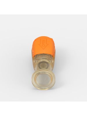 Sanitary Flange-Schnellkupplung Medium (2), weiblich, mit Ventil, 3/4