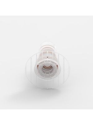 Anschlussplatten-Schnellkupplung Medium (3), männlich, mit Ventil, Non-Animal Derived Polypropylene (PP)