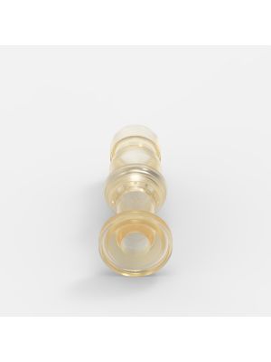 Sanitary Flange-Schnellkupplung Medium (3), männlich, offener Durchgang, 3/4