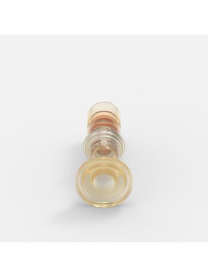 Sanitary Flange-Schnellkupplung Small (1), männlich, mit Ventil, 3/4