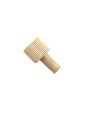 PEEK Tool-free Fitting gerändelter Kopf 10-32 UNF konisch