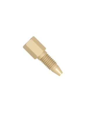 PEEK 5/16” Hex Kopf Fitting Tool-free einteilig - 10-32 UNF konisch