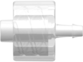 Male Luer Fitting Male Luer Integral Lock Ring to 500 Series Barb, 1/16 (1.6 mm) ID Tubing, Animal-free Natural Polypropylene