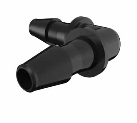 Elbow 1/16 Barb in Black Nylon