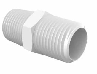 Non-Animal derived Polypropylene Nipple 1/2 NPT