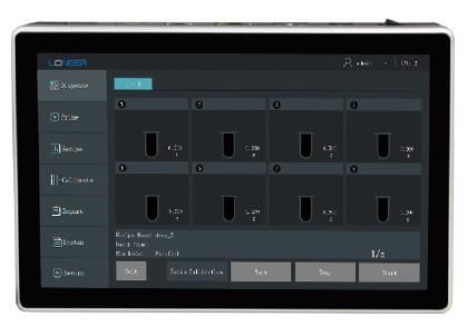 7-Zoll-Touchscreen-Steuerung für dPOFLEX PFU Dosierpumpe