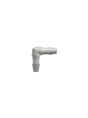 Tube to Tube Fitting Elbow Tube Fitting with Barbs, 1/16