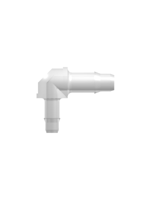 Tube to Tube Fitting Elbow Reduction Tube Fitting with Barbs, 1/8