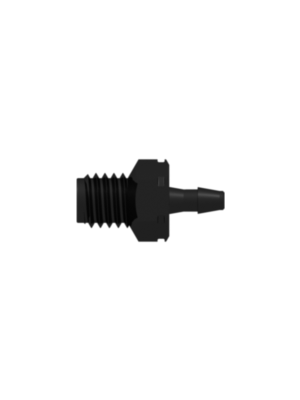 Threaded Metric Fitting M5x.8 Thread to Barb, 1/16