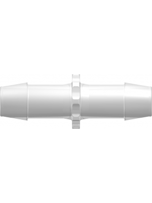 Tube to Tube Fitting Straight Through Tube Fitting with Barbs, 1/2