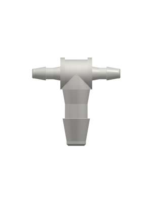 Tube to Tube Fitting Tee Reduction Tube Fitting with Barbs, 1/16