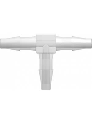 Tube to Tube Fitting Tee Tube Fitting with Classic Series Barbs, 5/32