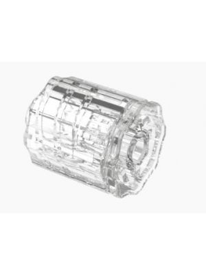 Stationary Luer Lock Plug and Nut Assembly