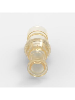 Sanitary Flange-Schnellkupplung Large (1), männlich, offener Durchgang, 3/4