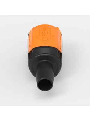 Schlauchtüllen-Schnellkupplung Large (2), weiblich, offener Durchgang, 5/8