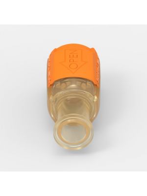 Sanitary Flange-Schnellkupplung Large (2), weiblich, mit Ventil, 3/4