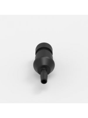 Schlauchtüllen-Schnellkupplung Medium (1), männlich, mit Ventil, 1/4