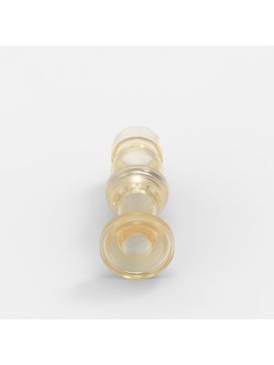 Sanitary Flange-Schnellkupplung Medium (2), männlich, offener Durchgang, 3/4