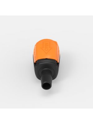 Schlauchtüllen-Schnellkupplung Medium (3), weiblich, offener Durchgang, 3/8