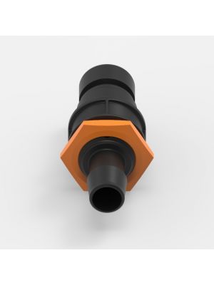 Gehäuse-Schnellkupplung Large (2), männlich, mit Ventil, 5/8