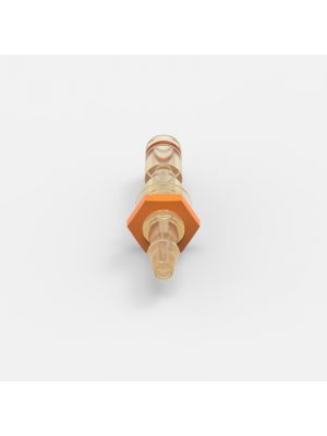 Gehäuse-Schnellkupplung Micro-O (3), männlich, offener Durchgang, 3/16