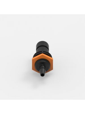 Gehäuse-Schnellkupplung Small (2), männlich, offener Durchgang, 3/16