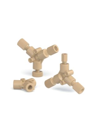 PEEK Y-Adapter mit Innengewinde