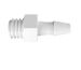 Adapter 10-32 UNF Thread x 3/32 Barb in Non-Animal Derived Polypropylene