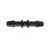 Straight Coupler 5/32 ID in Black Nylon