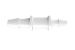 Reduction Coupler 1/8 ID x 3/32 ID in Non-Animal Derived Polypropylene