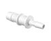 Reduction Coupler 1/2 ID x 1/4 ID in Non-Animal Derived Polypropylene