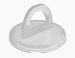 Cleanroom 1.0 and 1.5 Sanitary Flange Blank-Off cap - Polypropylene - 5 PACK