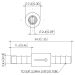 Inline-Miniatur-Einwegfilter, 80-Mikron-Edelstahlsieb (Dutch Weave Gewebe), 1/8 (3,2 mm) Schlauchanschluss, Polycarbonat