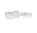 Adapter 1/4 NPT Thread x 3/8 Barb in Non-Animal Derived Polypropylene